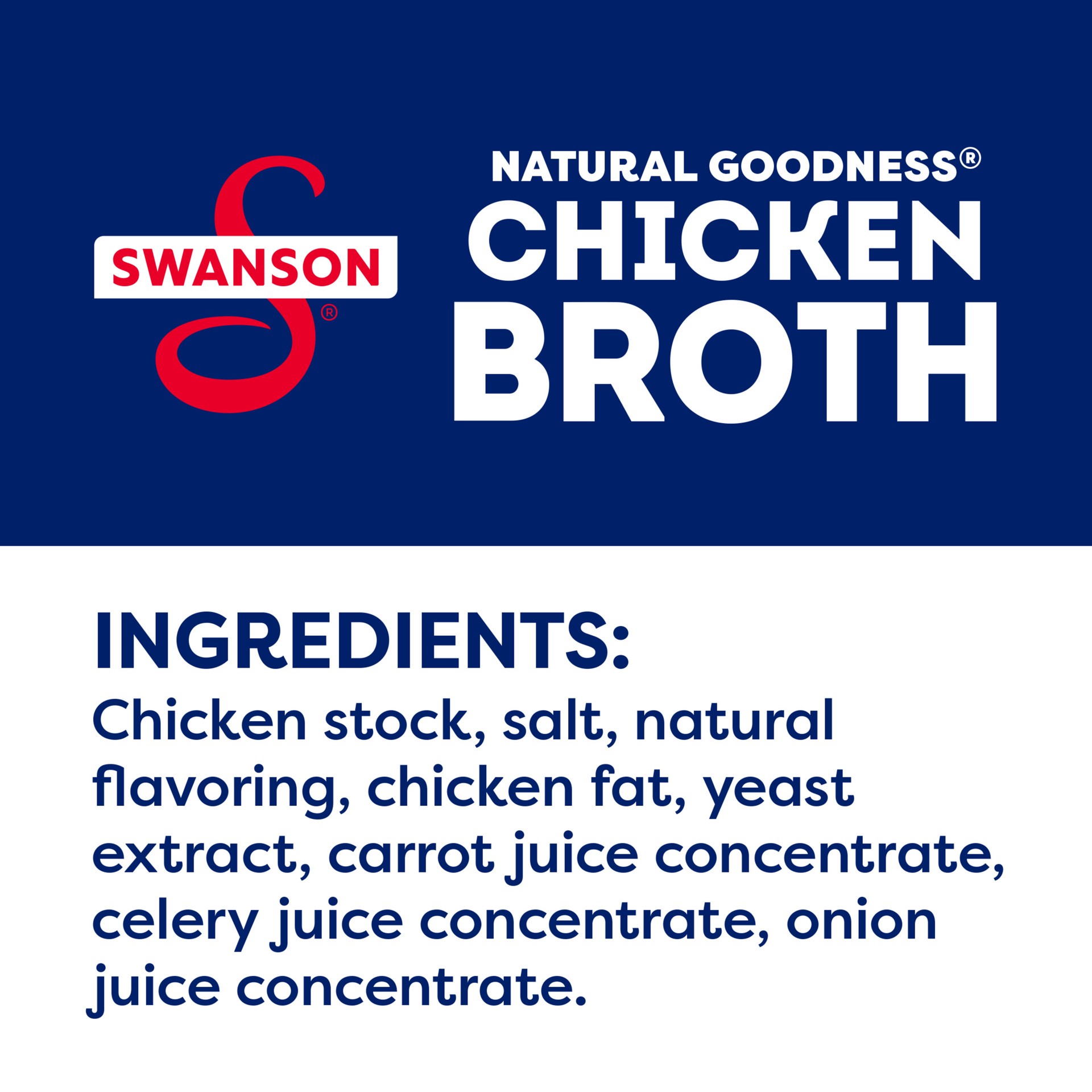 slide 7 of 10, Swanson Natural Goodness 33% Less Sodium Chicken Broth, 48 oz Carton, 48 oz