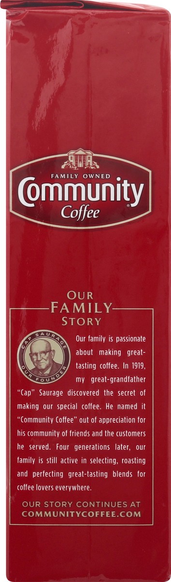 slide 12 of 12, Community Coffee Decaffeinated Ground Dark Roast Coffee - 23oz, 23 oz