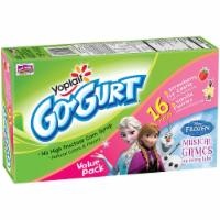slide 1 of 1, Yoplait Go-Gurt Strawberry Ice Castle & Vanilla Flurries Yogurts, 16 ct; 2.25 oz