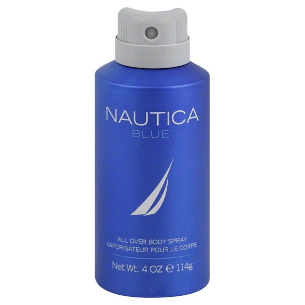 slide 1 of 1, Nautica Blue All Over Body Spray, 4 oz