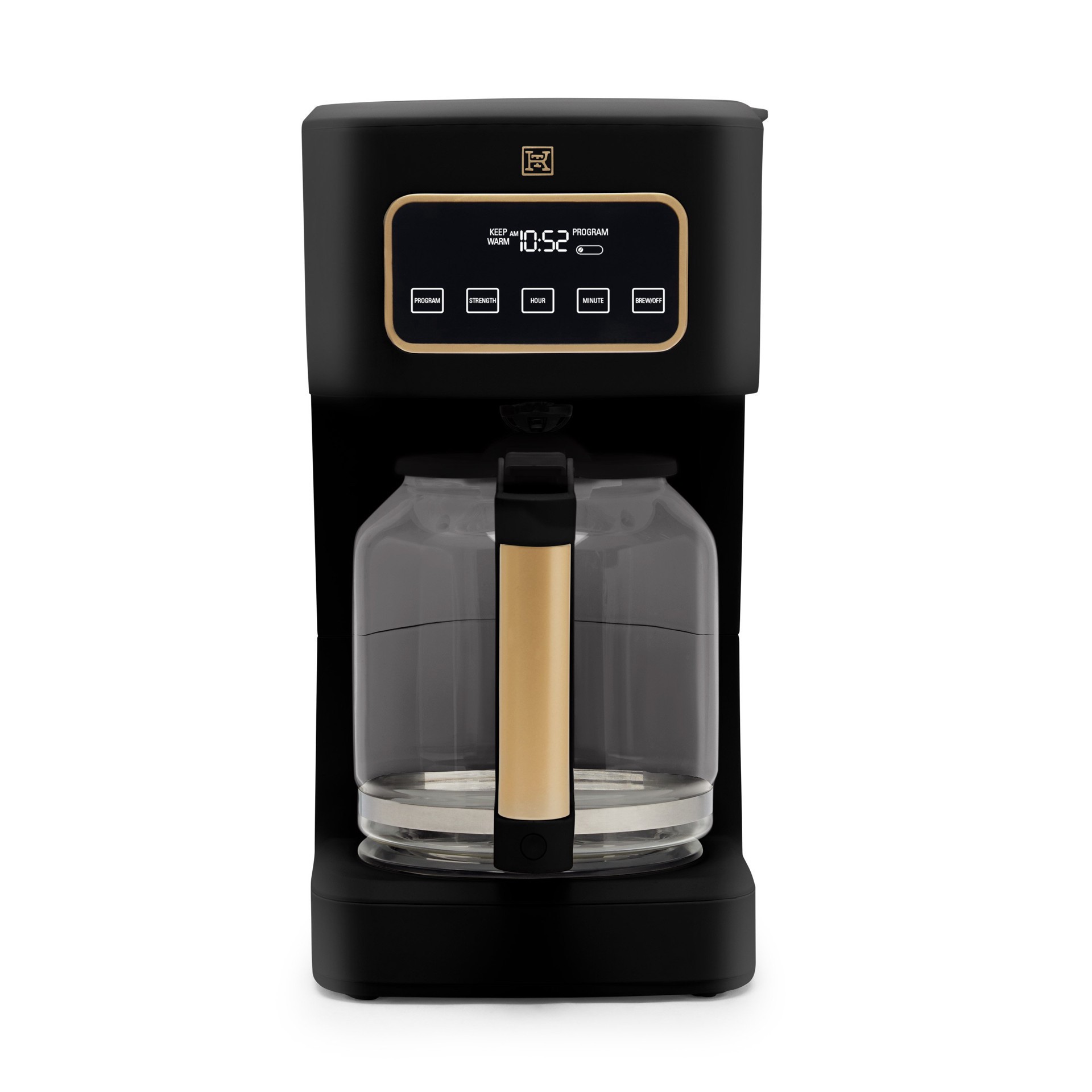 slide 1 of 1, Kitchen & Table by H-E-B Coffee Maker - Classic Black, 14 cup