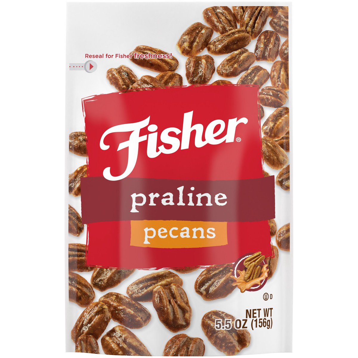 slide 2 of 14, Fisher Praline Pecans 6 ct Tray, 6 ct