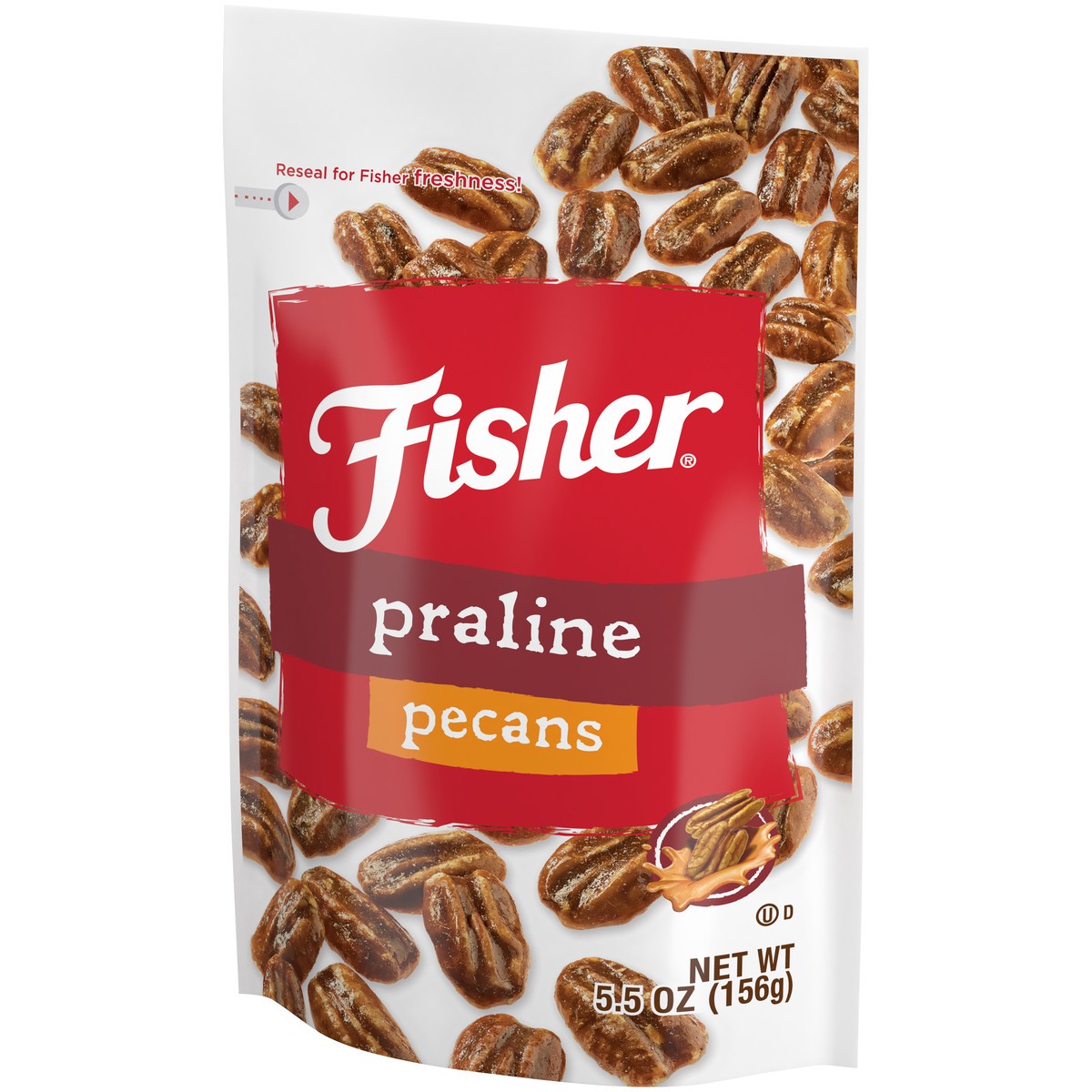 slide 9 of 14, Fisher Praline Pecans 6 ct Tray, 6 ct