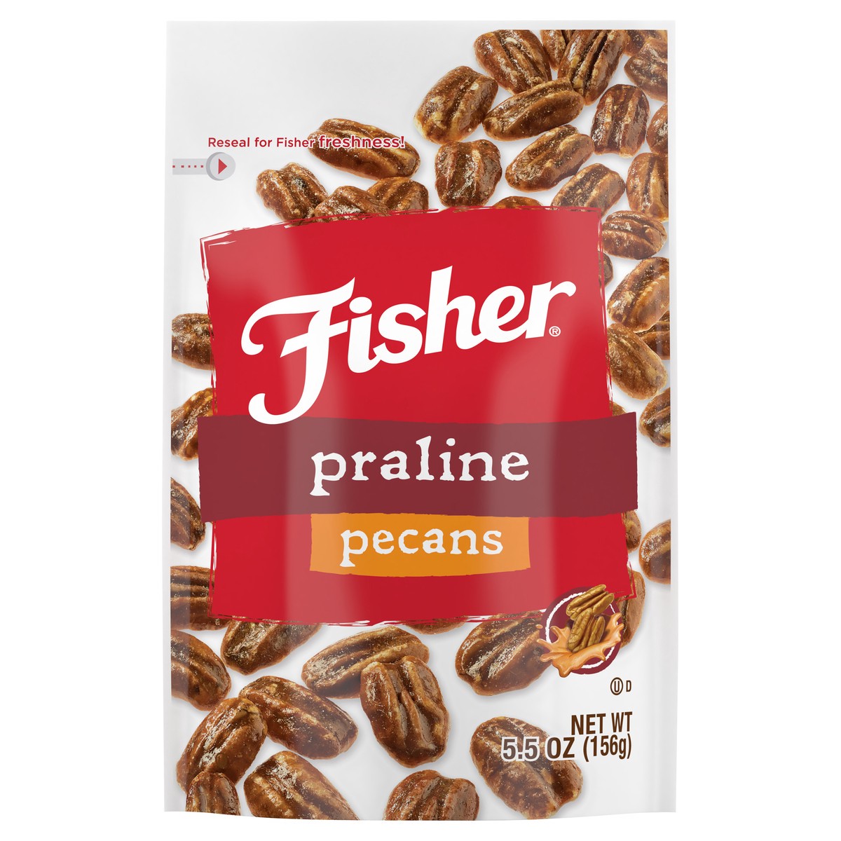 slide 8 of 14, Fisher Praline Pecans 6 ct Tray, 6 ct