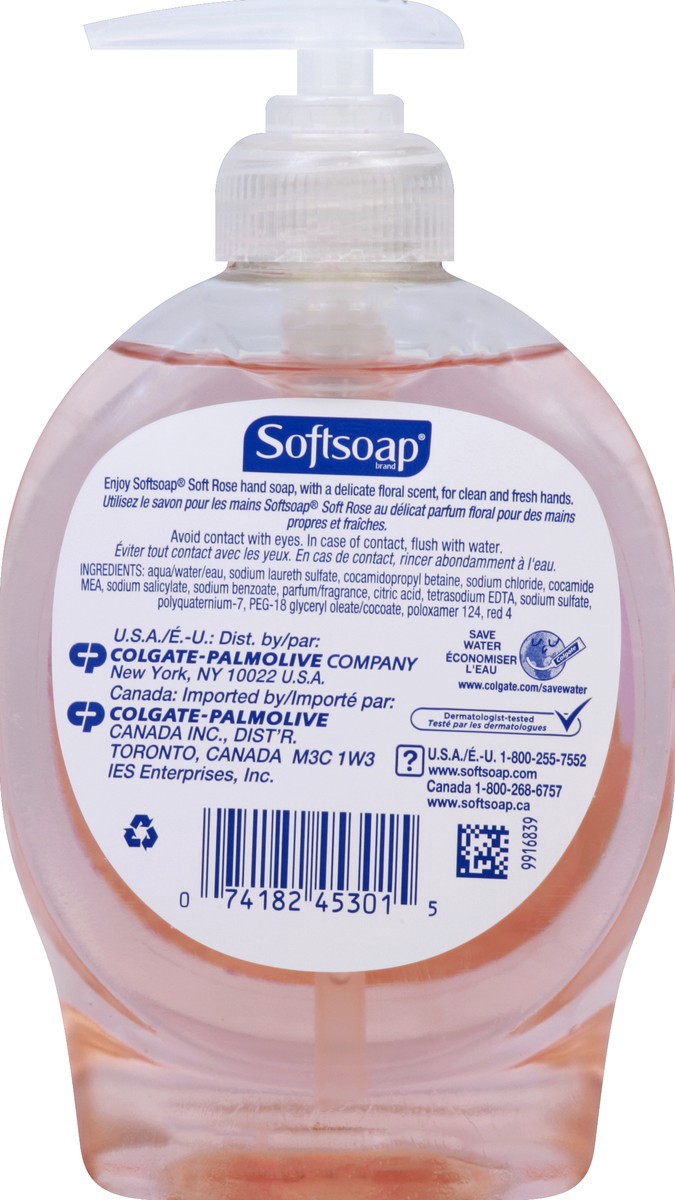 slide 6 of 8, Softsoap Liquid Hand Soap, Soft Rose, 7.5 oz