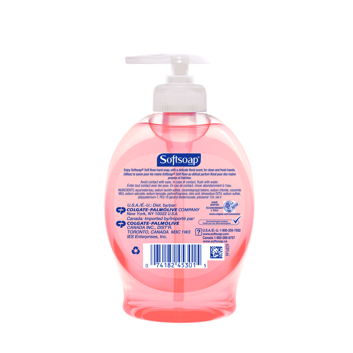 slide 8 of 8, Softsoap Liquid Hand Soap, Soft Rose, 7.5 oz