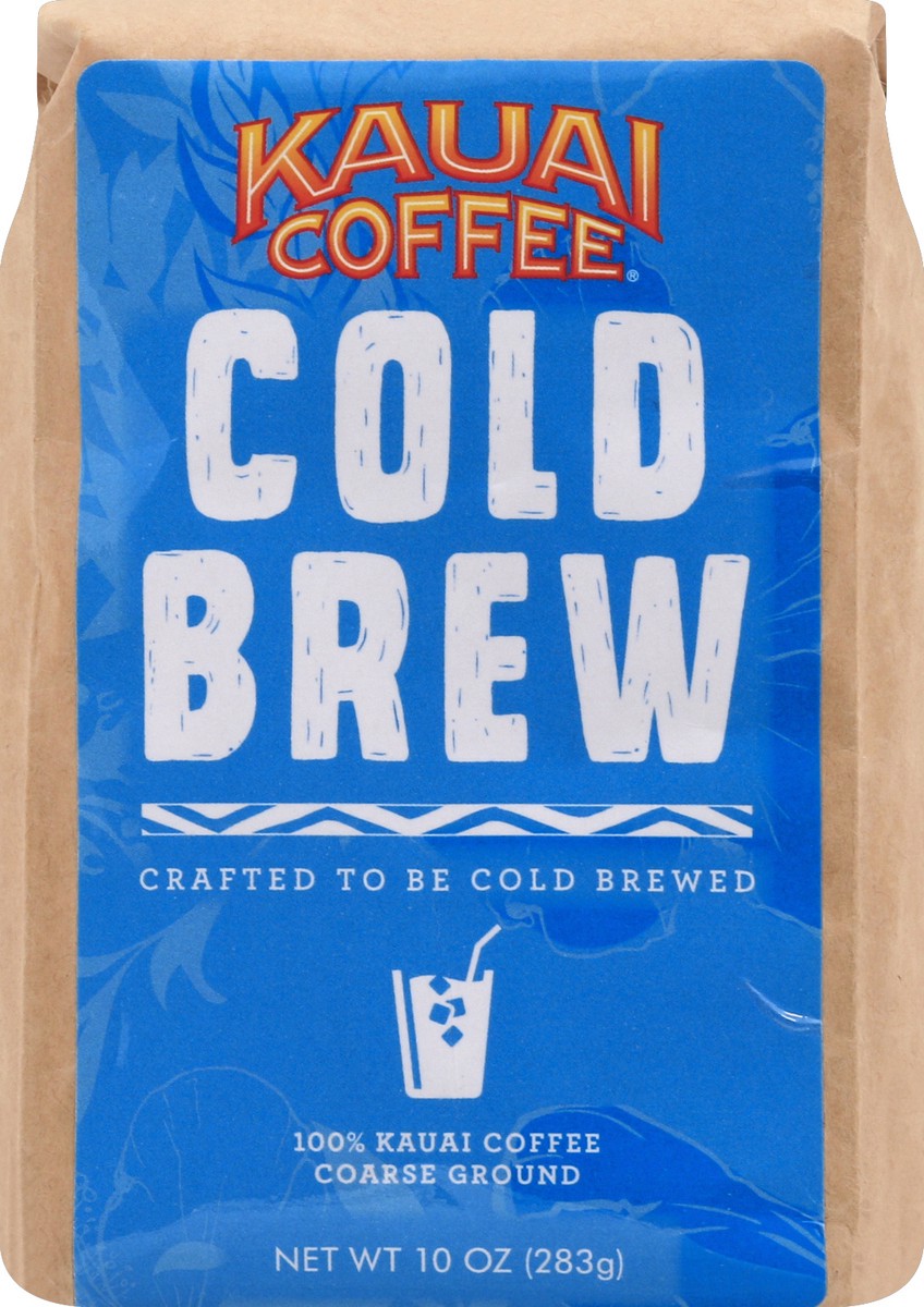 slide 5 of 6, Kauai Coffee Cold Brew Grind, 10 oz