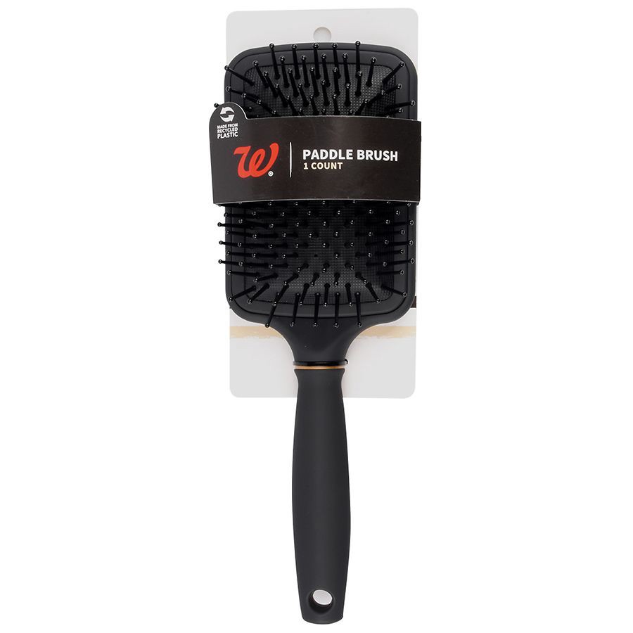 slide 1 of 1, Walgreens Beauty Paddle Brush, 1 ct