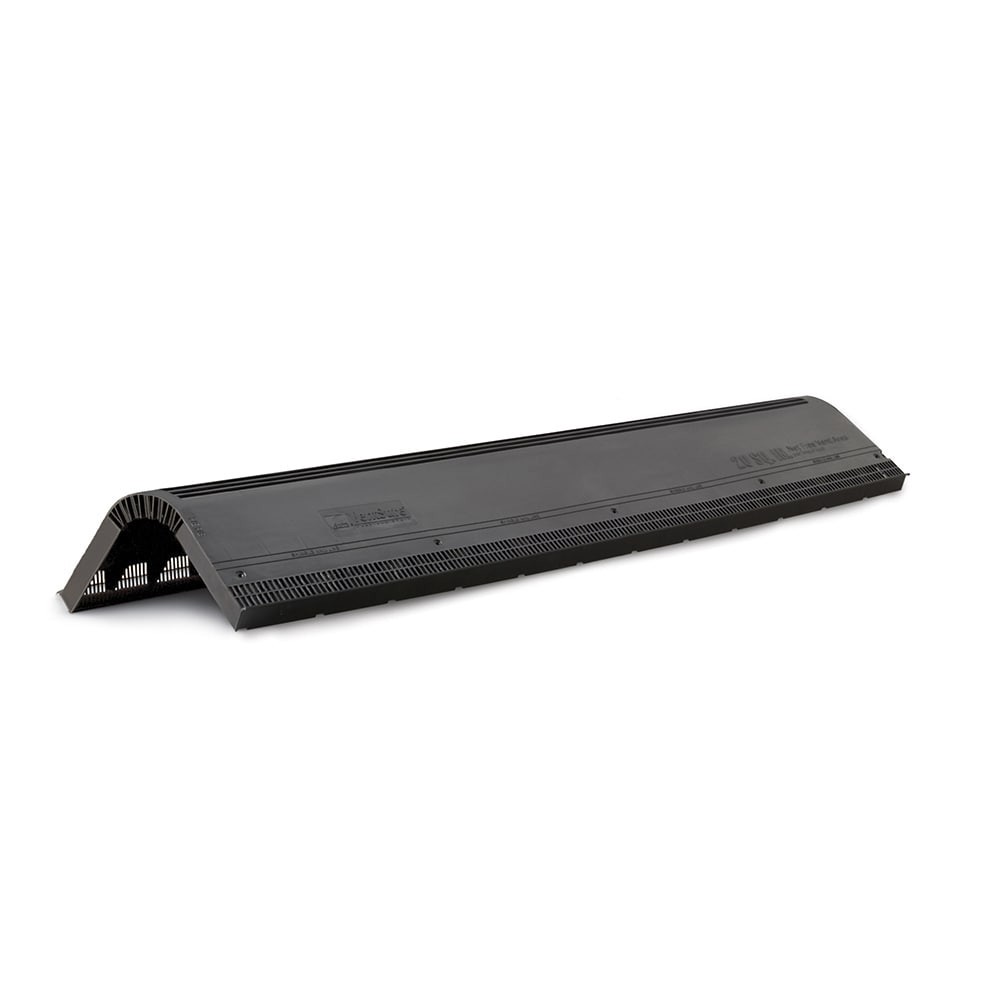 slide 1 of 6, Owens Corning VentSure (1 Vent) 15-in x 48-in Black Plastic Stick Roof Ridge Vent, 1 ct