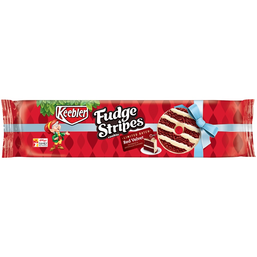 slide 1 of 1, Keebler Fudge Stripes Red Velvet Cookies, 11.5 oz