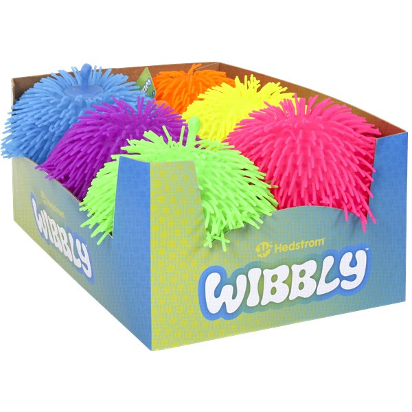 slide 2 of 5, Hedstrom Wibbly 8" Solid Neon Ball, 8 in