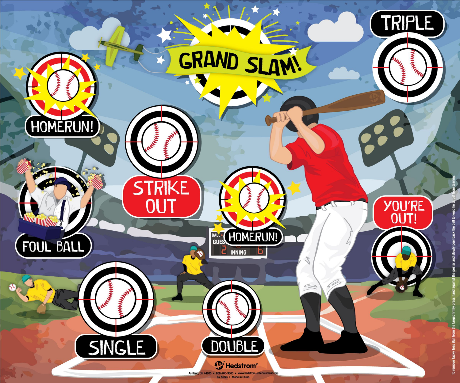 slide 3 of 8, Hedstrom Sports Tacky Toss Target Pack, 1 ct