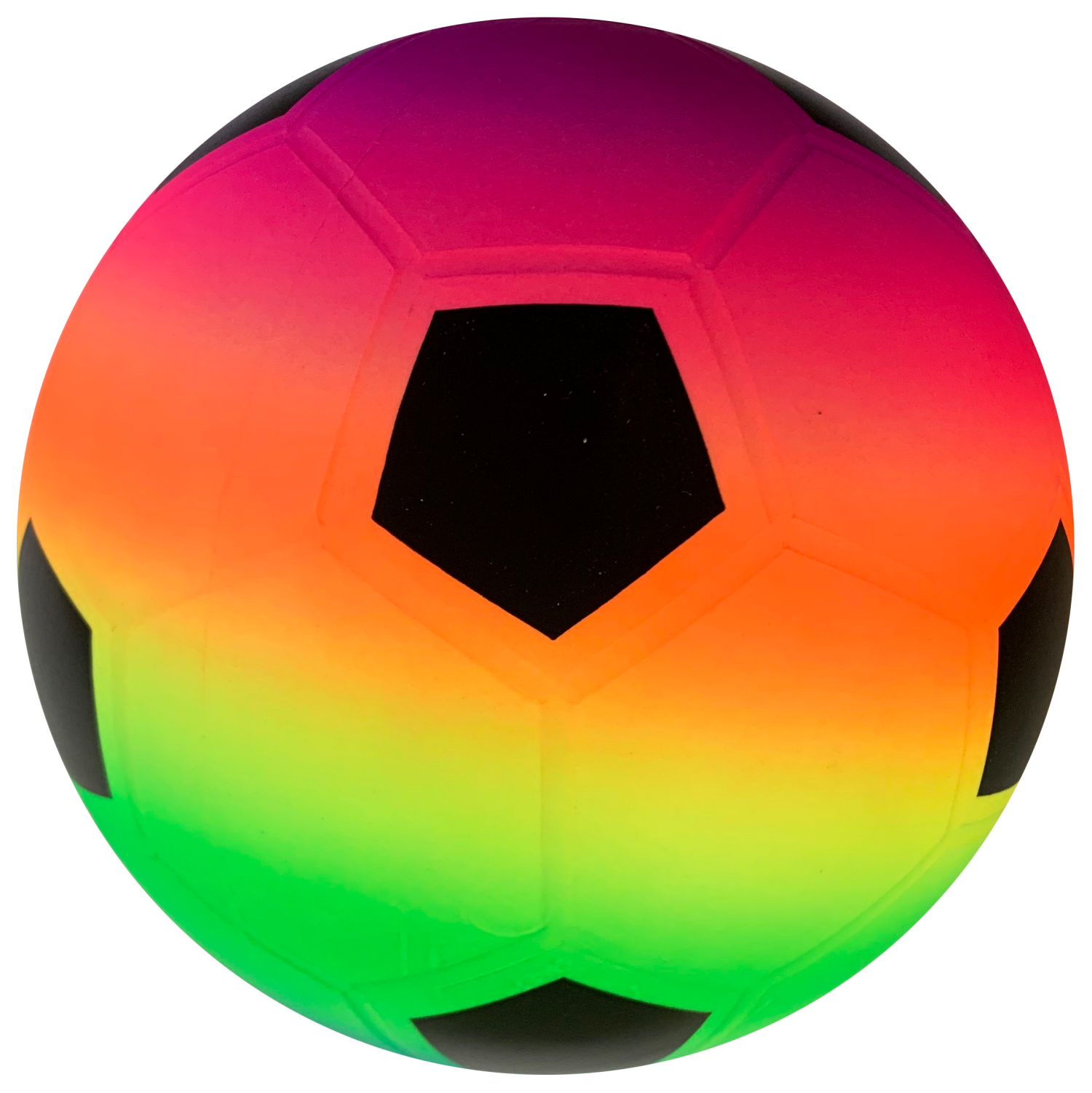 slide 4 of 5, Hedstrom BB Rainbow 9" Sports Playball Asrt, 9 in