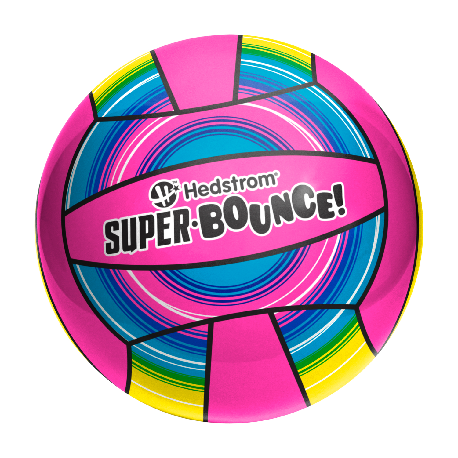 slide 1 of 5, Hedstrom BB Rainbow 9" Sports Playball Asrt, 9 in