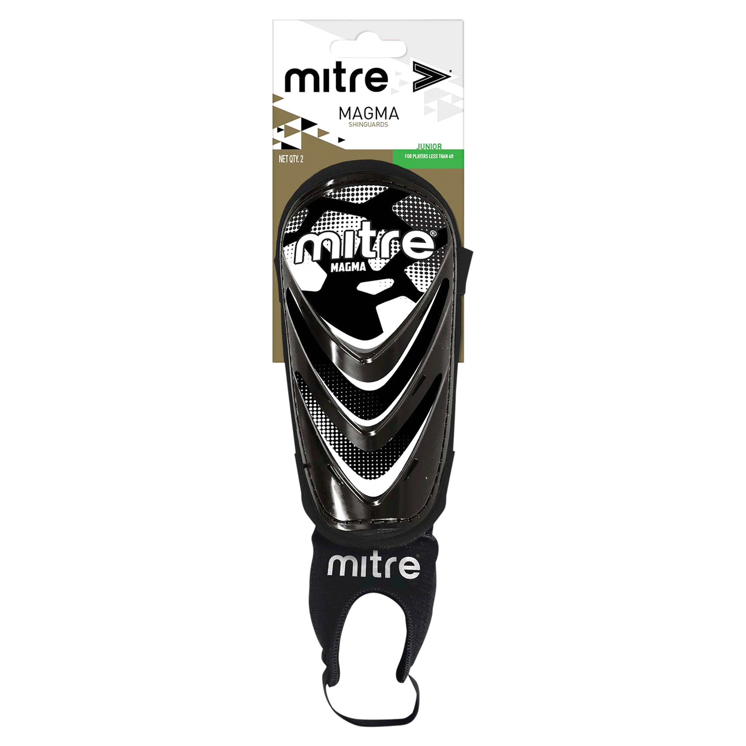 slide 1 of 2, Mitre Magma Shin Guard Jr, 1 ct