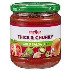 Meijer Mild, Thick & Chunky Salsa