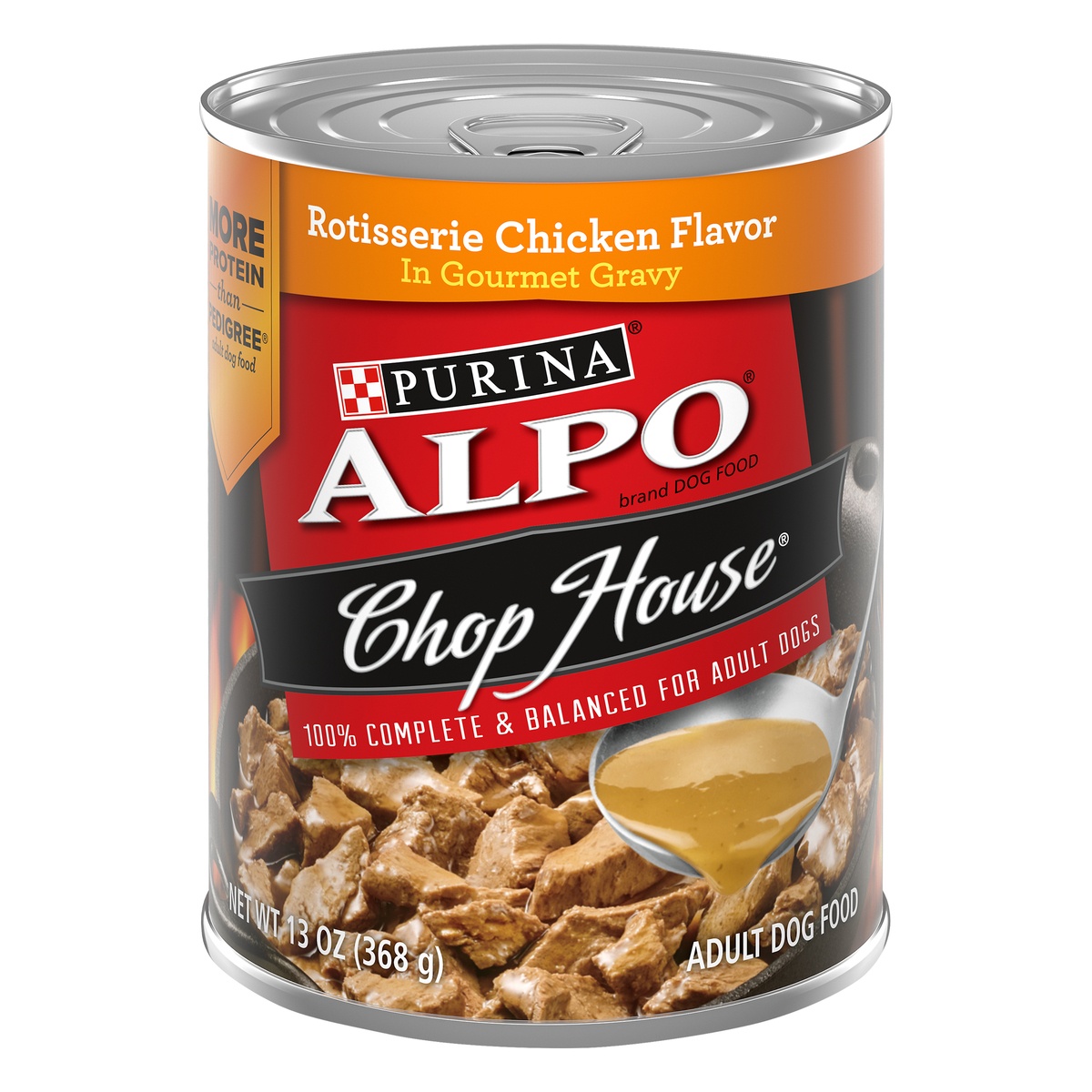 slide 1 of 7, ALPO Purina ALPO Dog Food Chop House Rotisserie Chicken, 13 oz