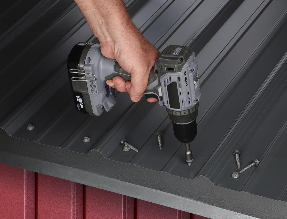 slide 5 of 6, Teks #9 x 1-in Gray Zinc-plated Sharp Roofing Screws 120 -Count, 1 ct