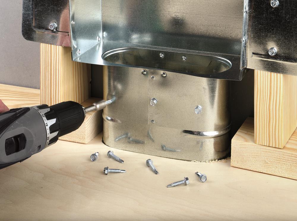 slide 3 of 6, Teks #12 x 2-in Socket hex -Drive Self-drilling Sheet Metal Screws 60 -Count, 1 ct