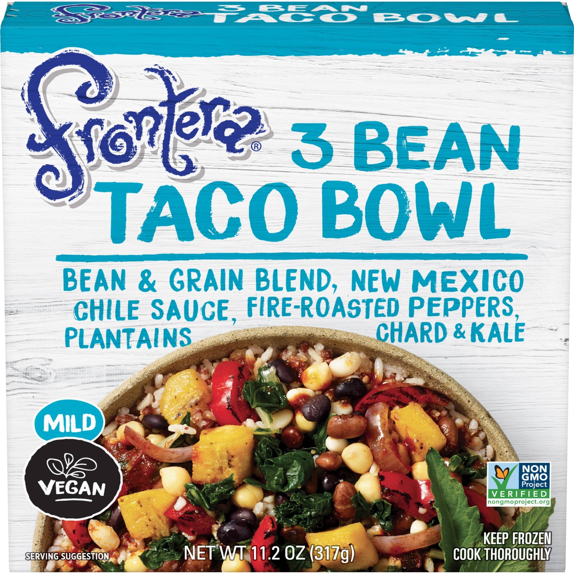 slide 1 of 1, Frontera Three Bean Taco Bowl, 11.2 oz