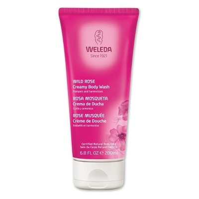 slide 1 of 1, Weleda Body Wash Creamy Wild Rose, 7.2 oz