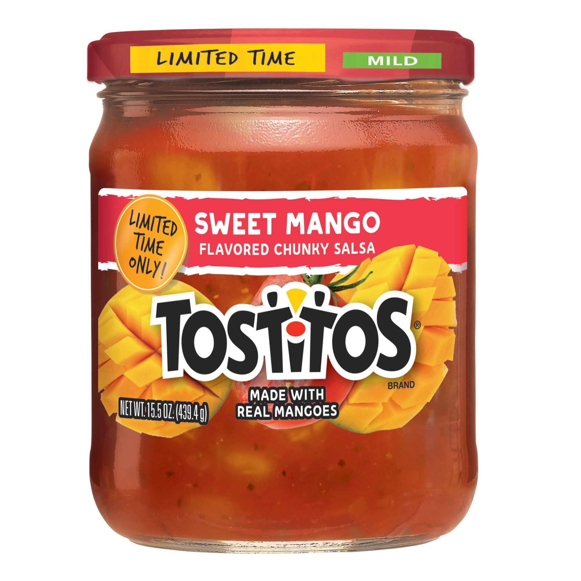 slide 1 of 1, Tostitos Mild Chunky Salsa Sweet Mango Flavored 15.5 Oz, 15.5 oz