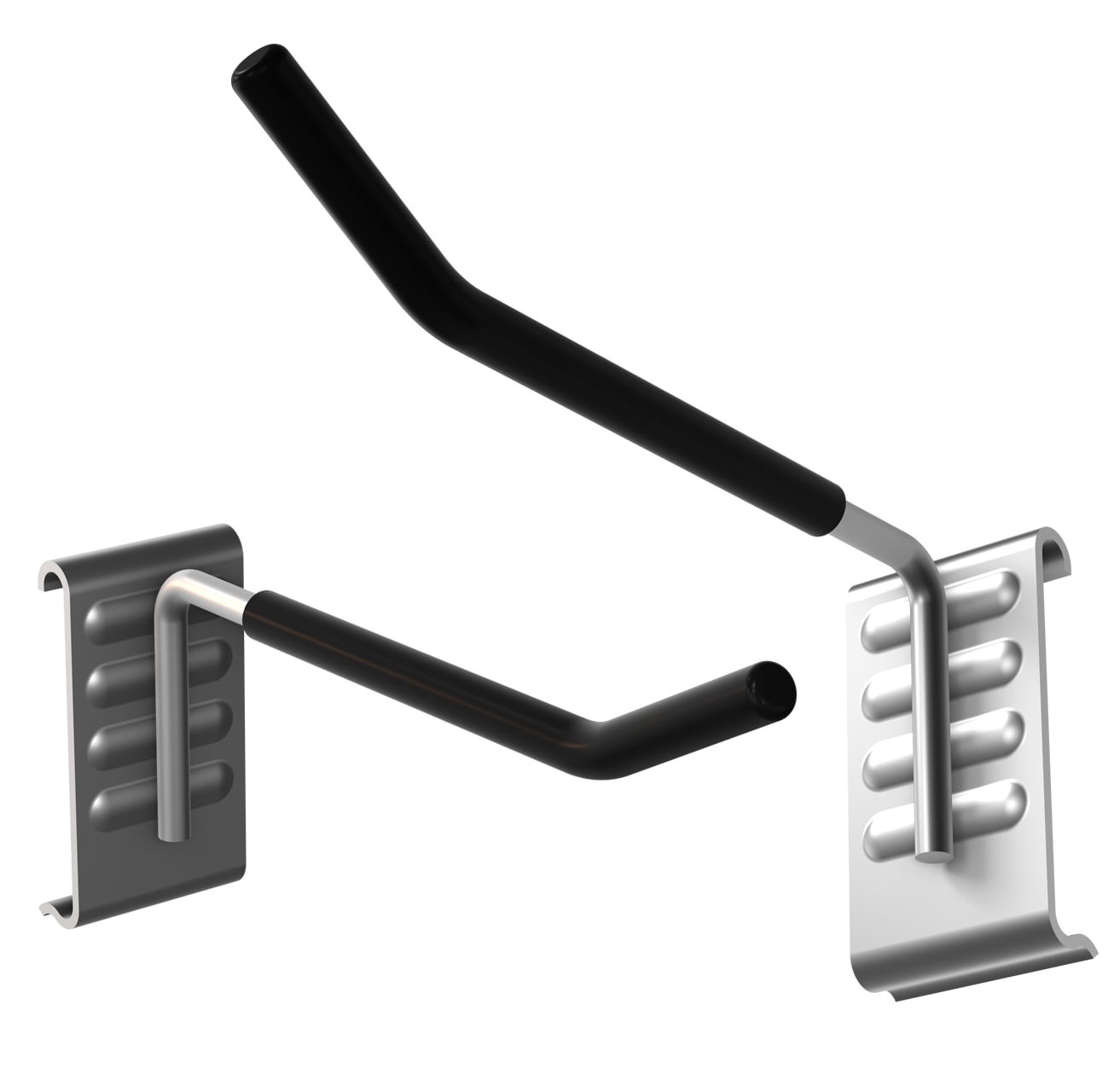 slide 4 of 6, Kobalt K-Rail Black/Gray Steel Multipurpose Hook, 1 ct