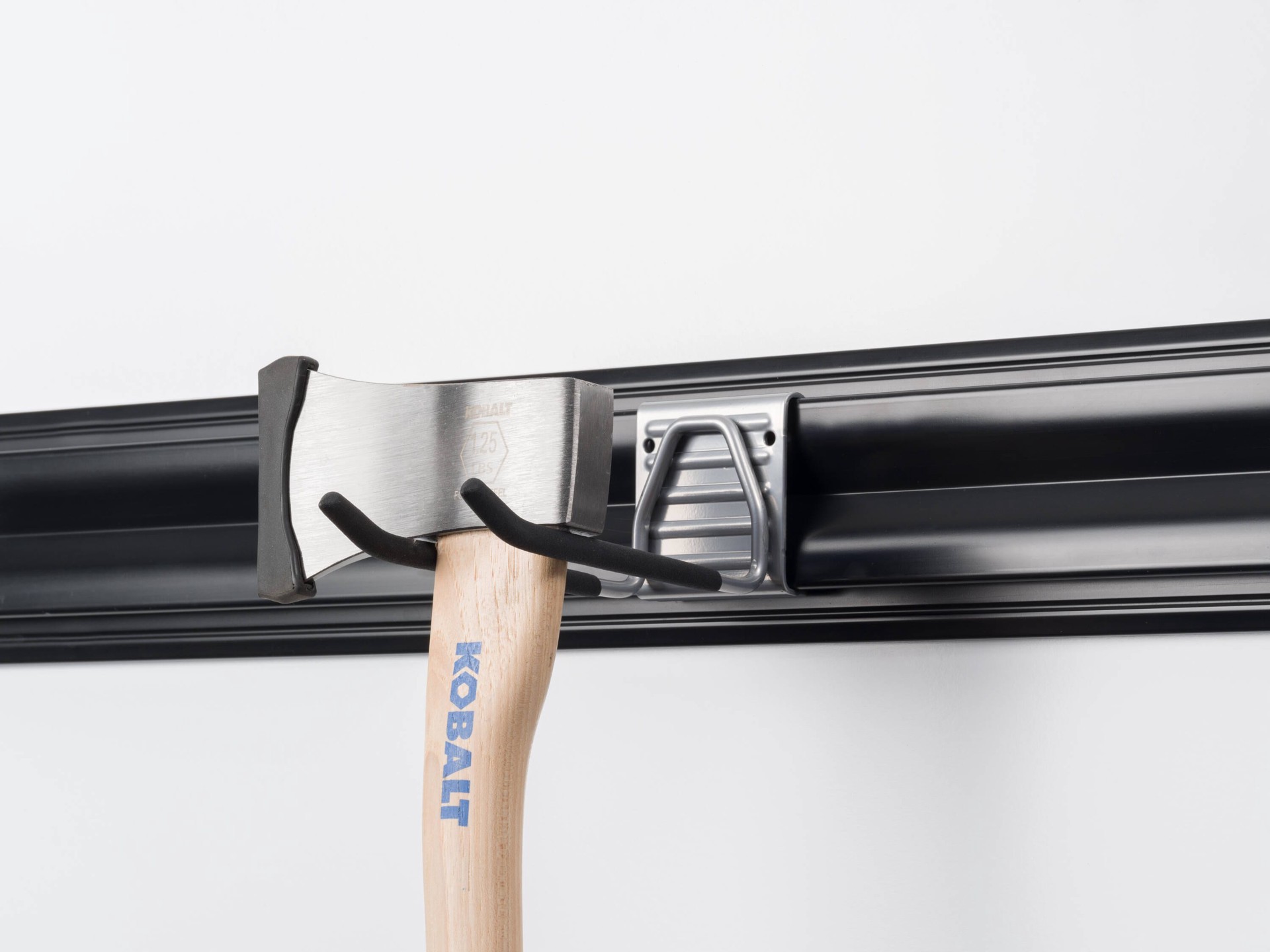 slide 4 of 6, Kobalt K-Rail Black Steel Multipurpose Hook, 1 ct