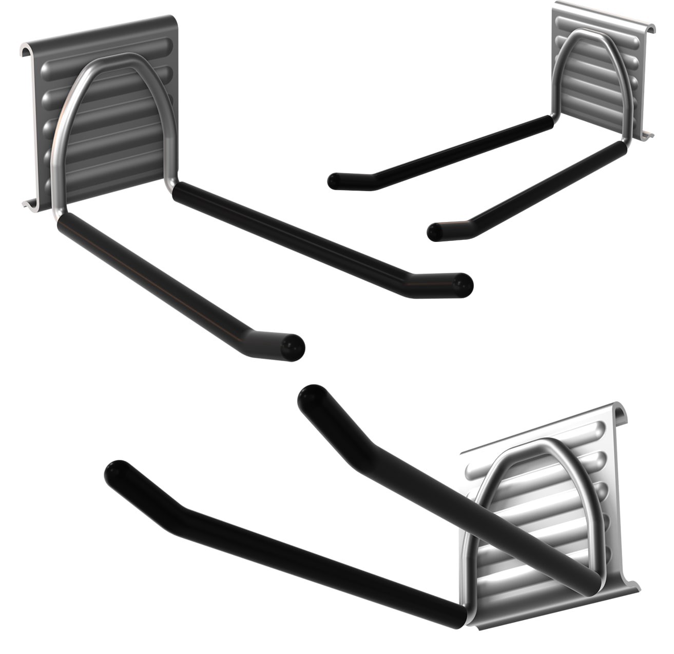 slide 5 of 6, Kobalt K-Rail Black Steel Multipurpose Hook, 1 ct