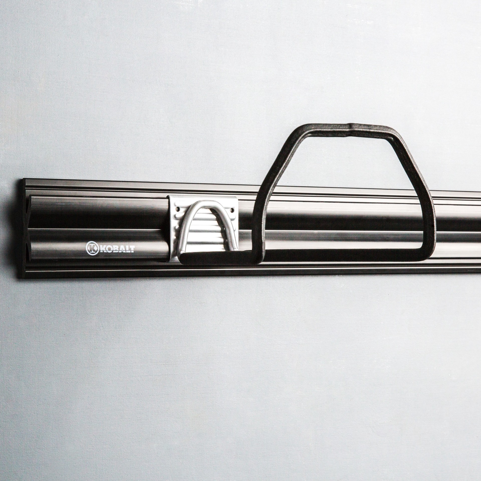 slide 2 of 6, Kobalt K-Rail Ladder Hook Black/Gray Steel Multipurpose Hook, 1 ct