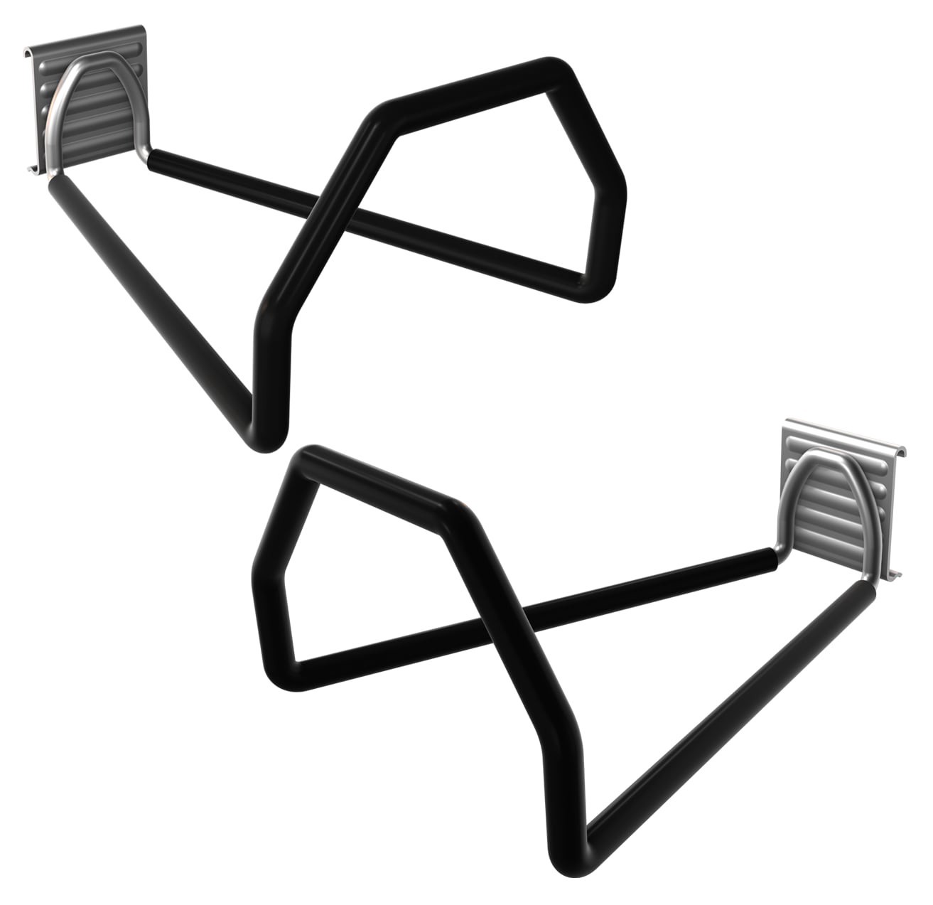 slide 6 of 6, Kobalt K-Rail Ladder Hook Black/Gray Steel Multipurpose Hook, 1 ct