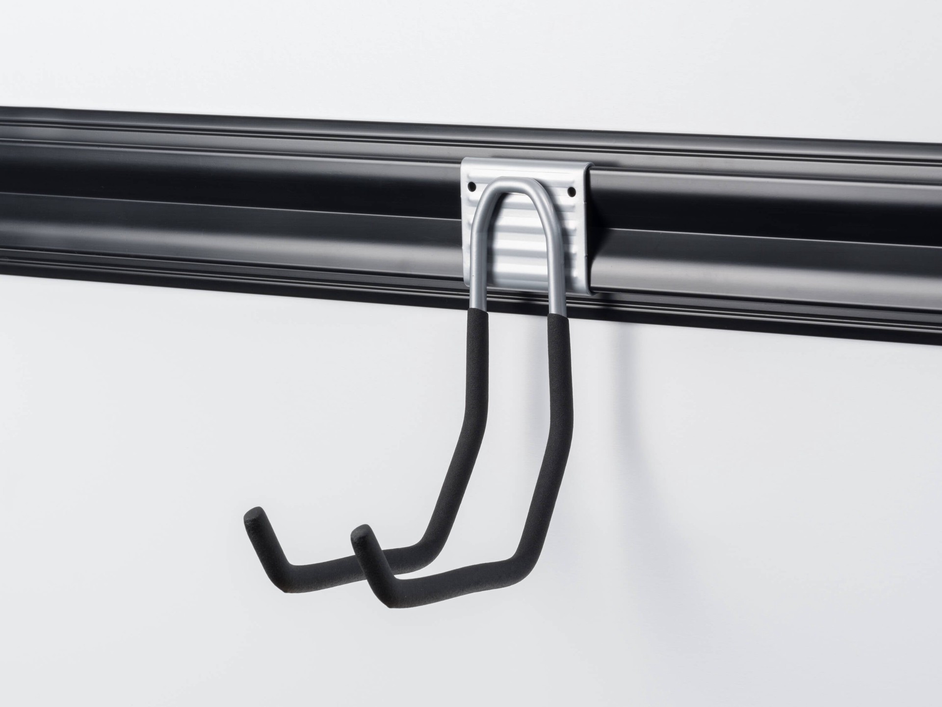 slide 2 of 6, Kobalt K-Rail Heavy Duty Black/Gray Steel Multipurpose Large hook, 1 ct