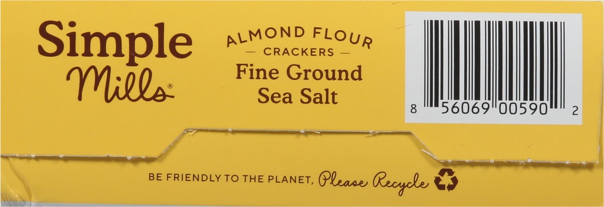 slide 2 of 9, Simple Mills Almond Flour Fine Ground Sea Salt Crackers Family Size 7 oz, 7 oz