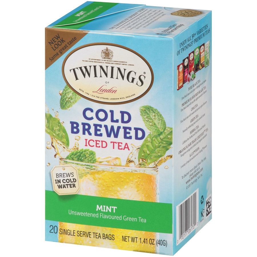 slide 3 of 7, Twinings Cold Brew Mint & Green Tea, 20 ct