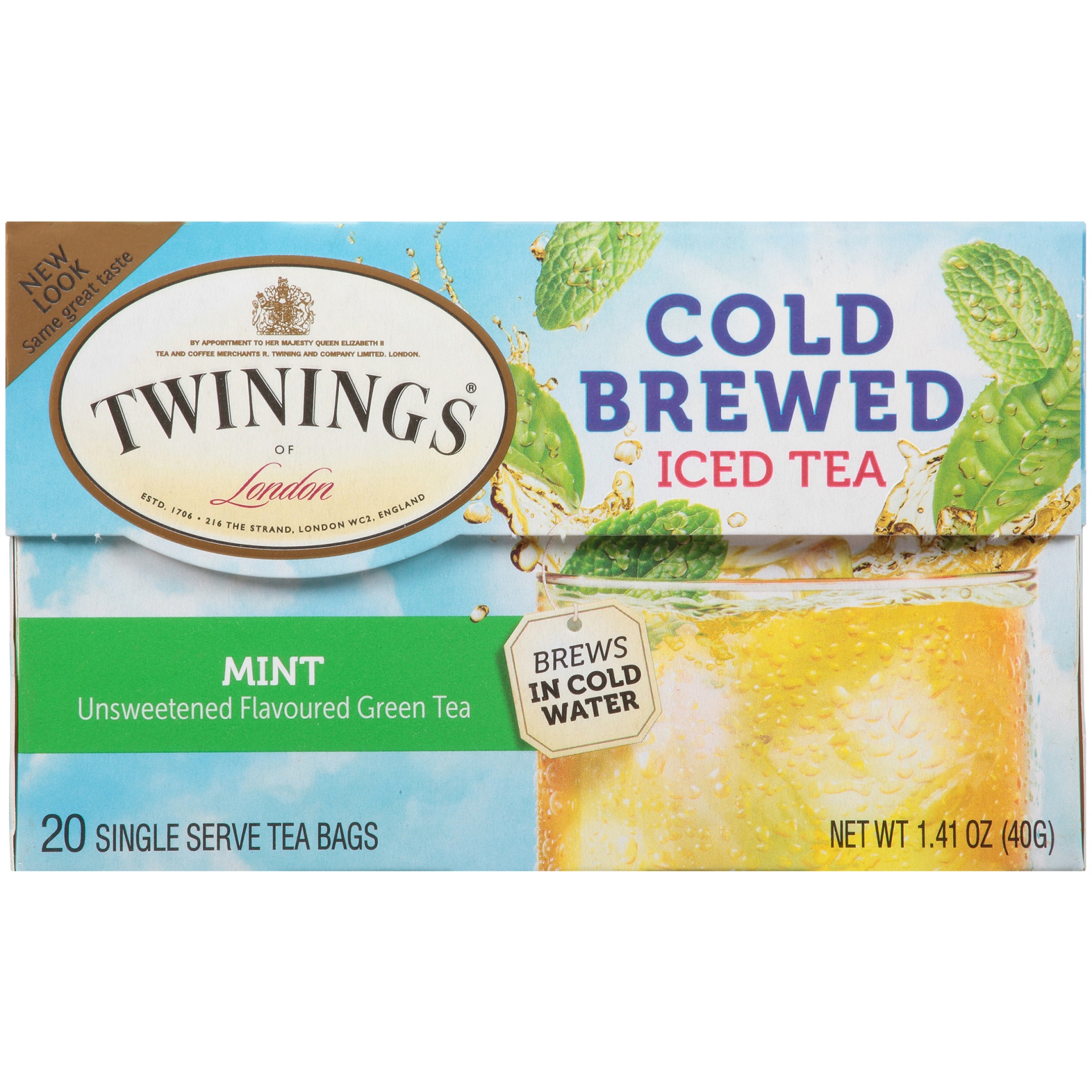 slide 6 of 7, Twinings Cold Brew Mint & Green Tea, 20 ct