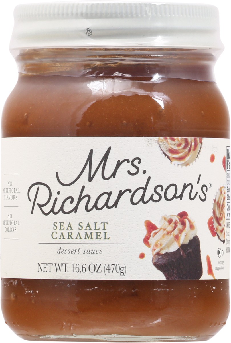 slide 9 of 13, Mrs. Richardson's Sea Salt Caramel Desert Sauce, 16.6 oz