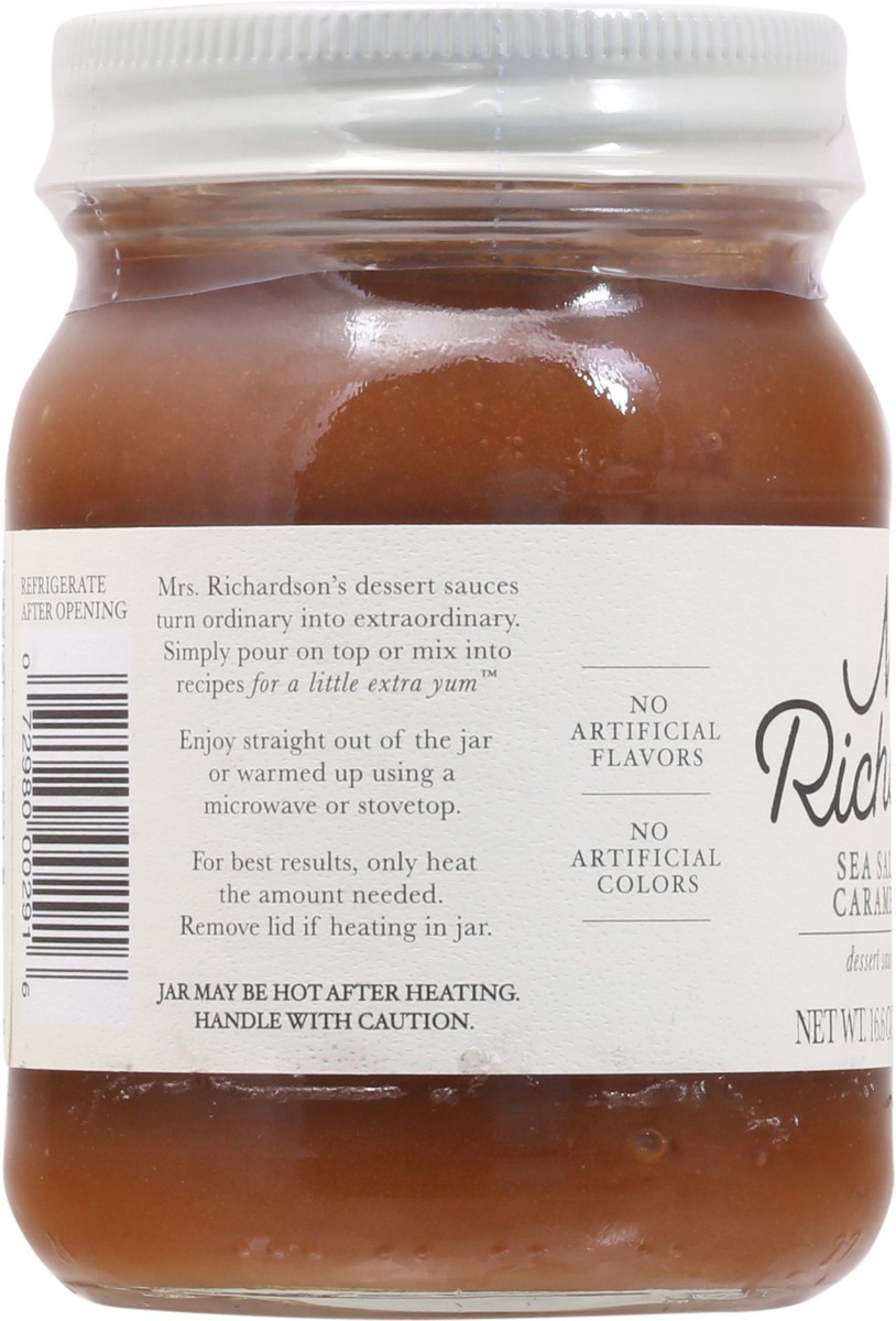 slide 5 of 13, Mrs. Richardson's Sea Salt Caramel Desert Sauce, 16.6 oz