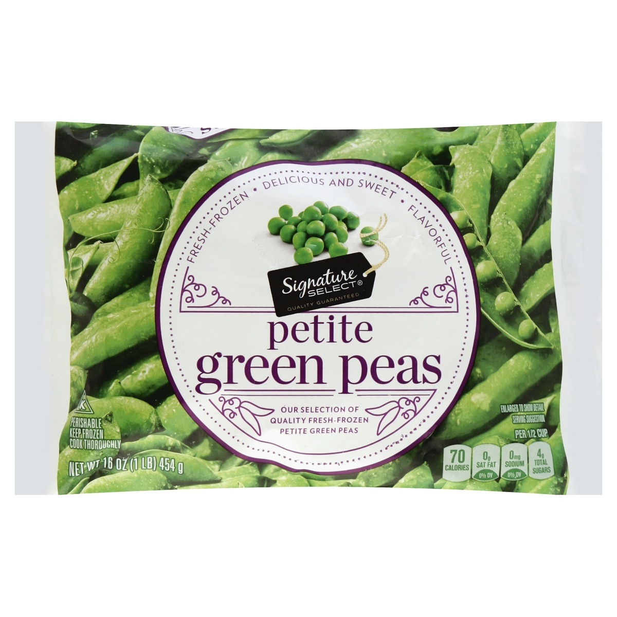 slide 1 of 7, Signature Select Green Peas 16 oz, 16 oz