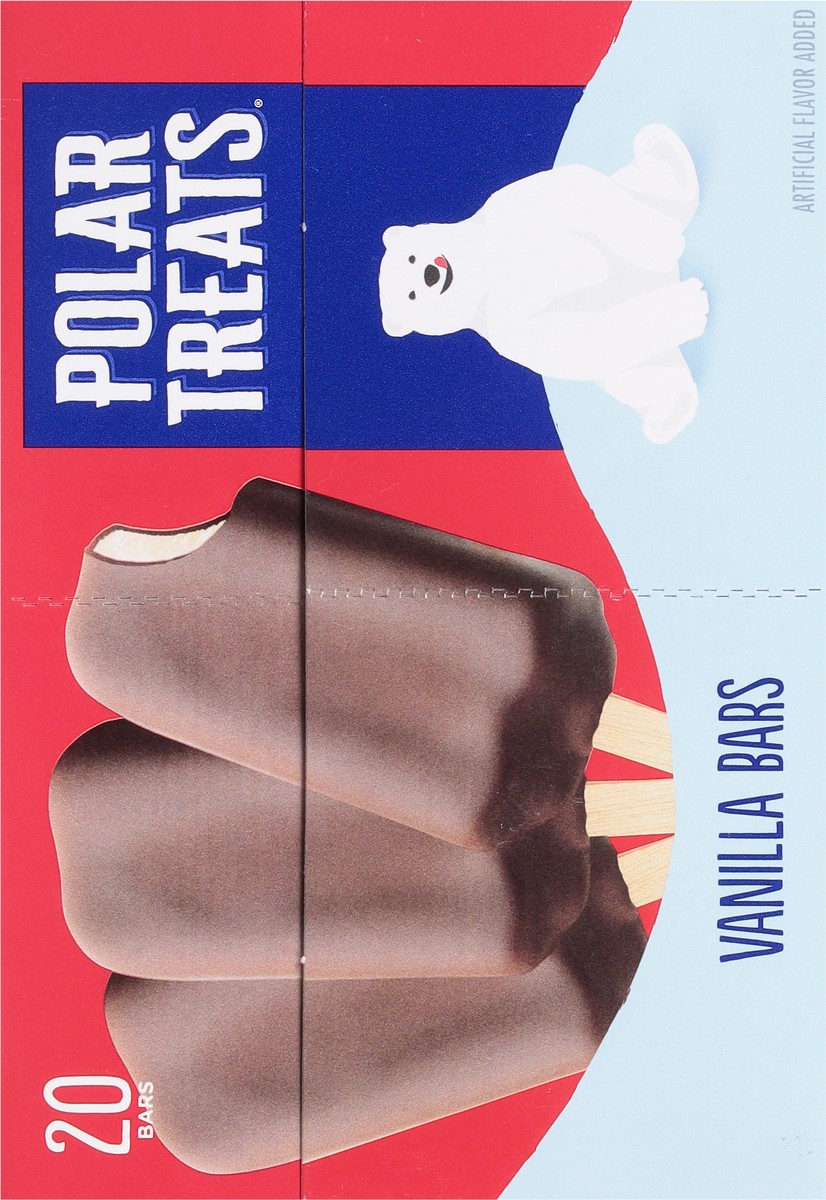 slide 7 of 9, Polar Treats Vanilla Ice Cream Bars 20 - 2.25 fl oz ea, 20 ct