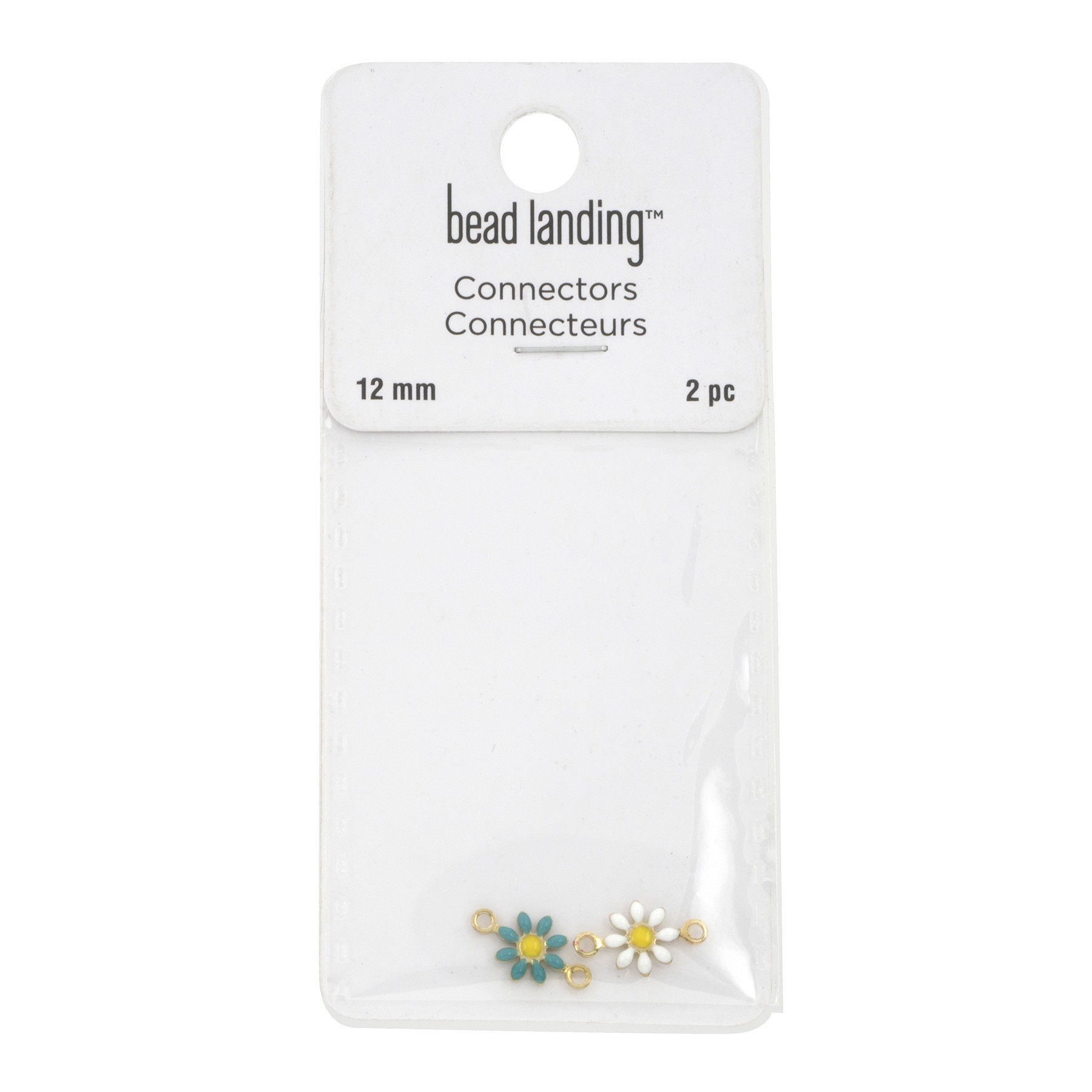 slide 2 of 3, 12mm Flower Gold Connectors, 2ct. By Bead Landing, 12mm
