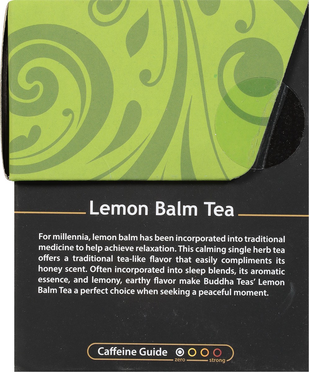 slide 5 of 9, Buddha Teas Organic Lemon Balm Herbal Tea 18 Tea Bags - 18 ct, 1 ct