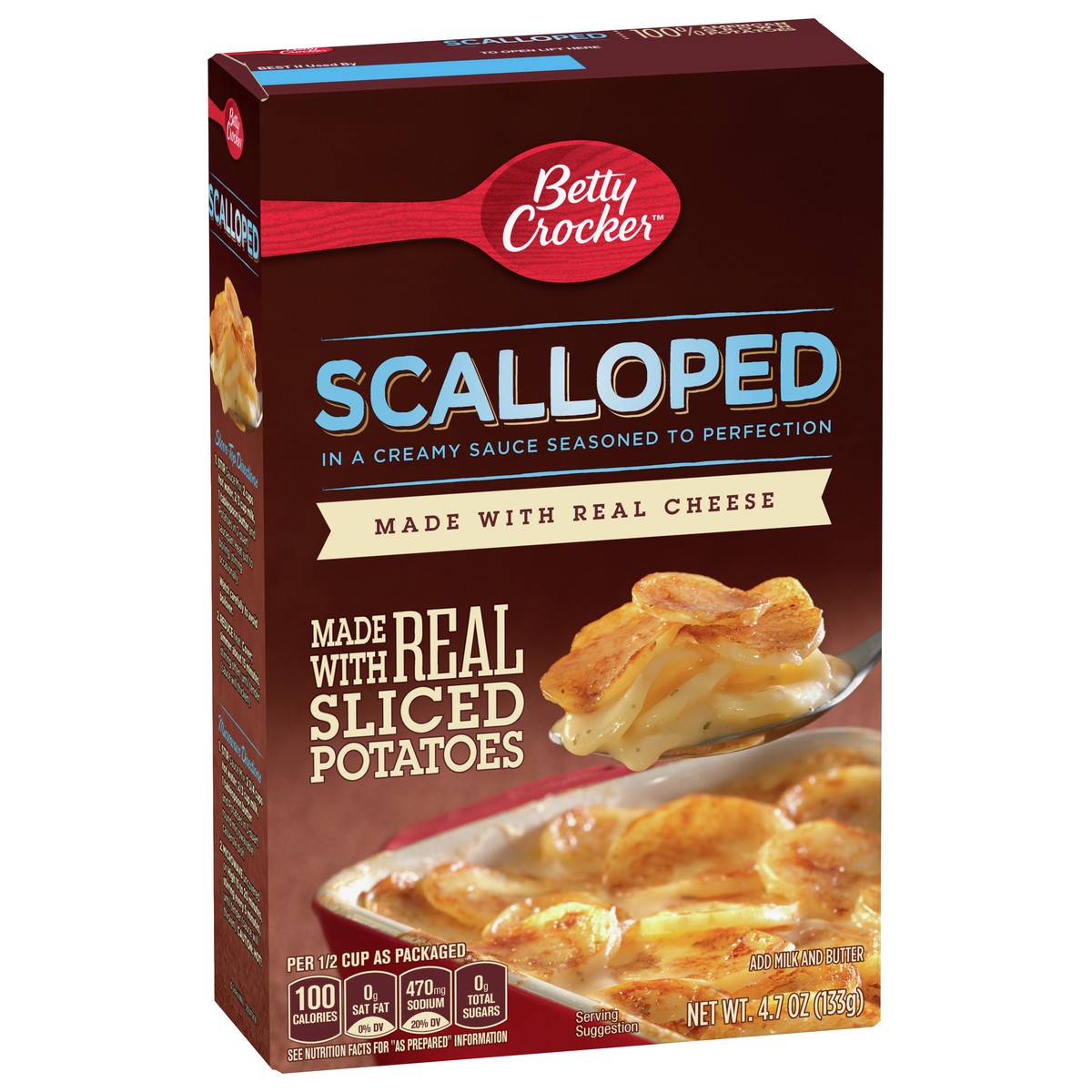 slide 9 of 9, Betty Crocker Scalloped Potatoes, Made with Real Cheese, 4.7 oz, 4.7 oz