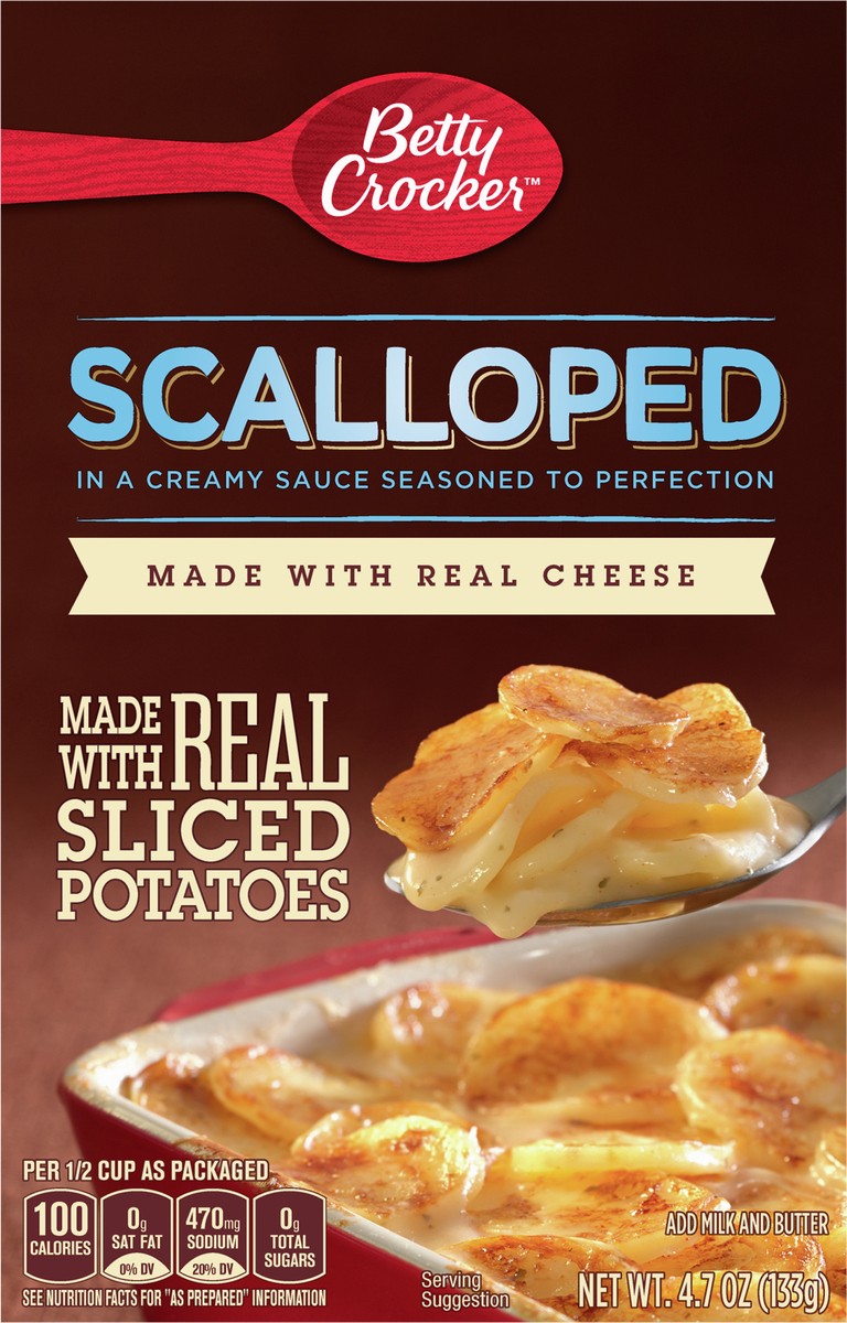 slide 8 of 9, Betty Crocker Scalloped Potatoes, Made with Real Cheese, 4.7 oz, 4.7 oz