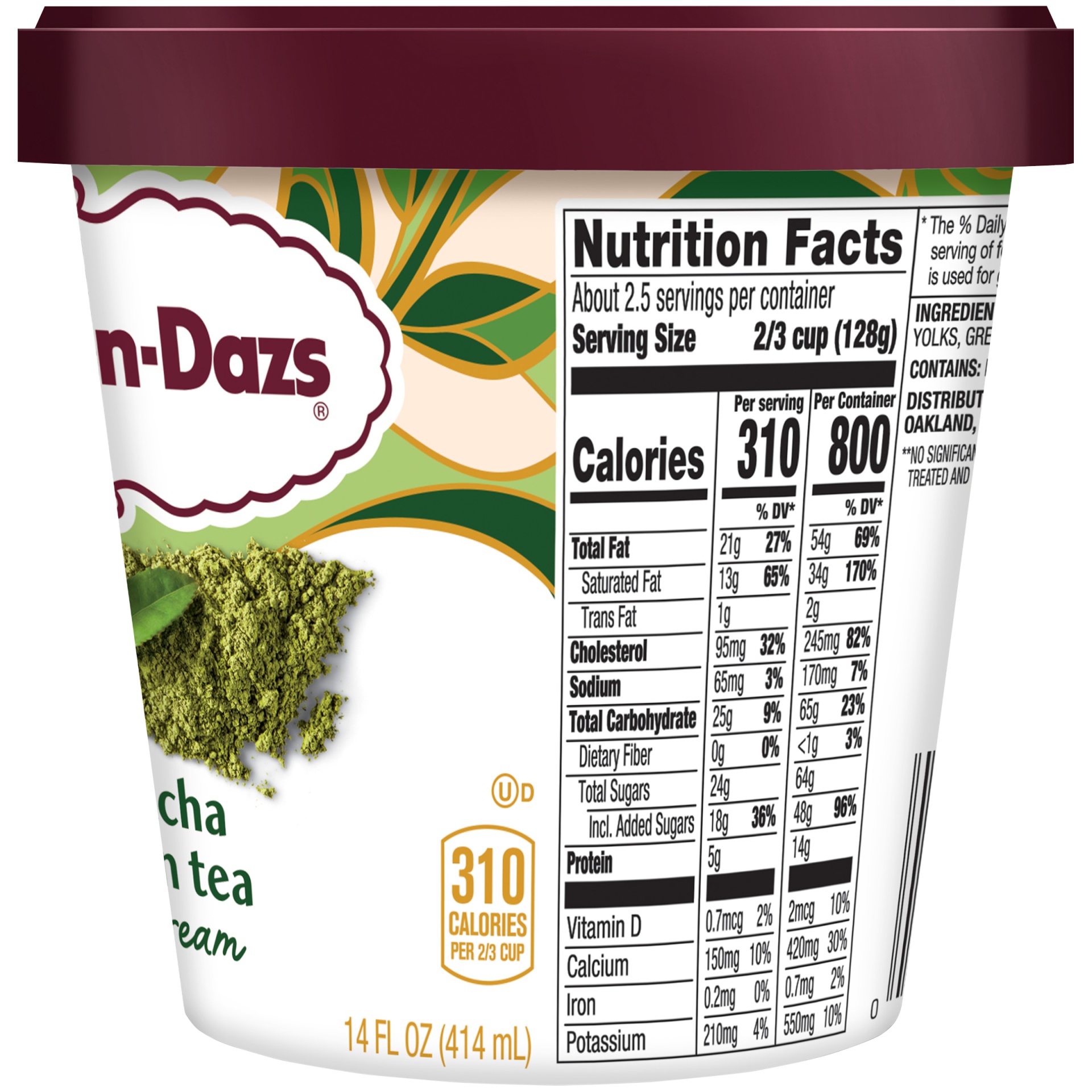 slide 6 of 7, Haagen-Dazs Matcha Green Tea Ice Cream, 14 fl oz