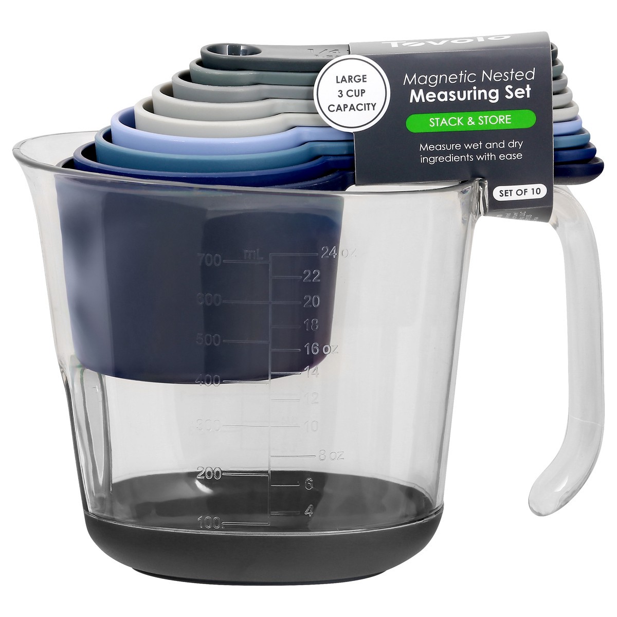 slide 10 of 11, Tovolo Magnetic Nested Measuring Set 1 ea, 1 ct