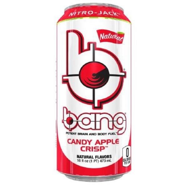 slide 1 of 1, Bang Natural Candy Apple Crisp Energy Drink, 16 oz