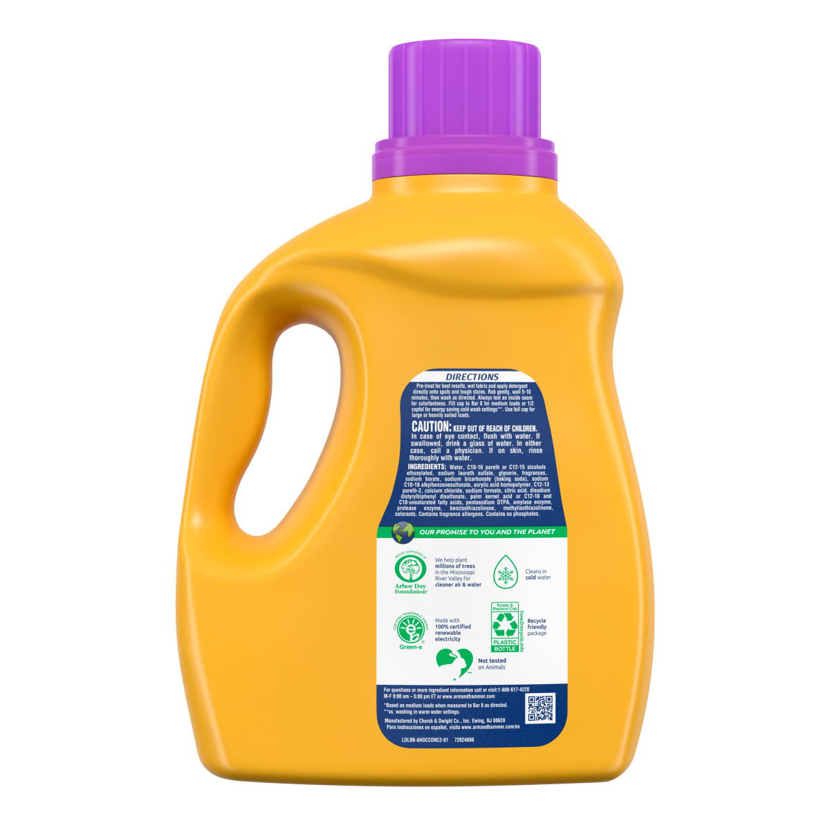 slide 2 of 2, ARM & HAMMER Plus OxiClean Odor Blasters Fresh Burst, 77 Loads Liquid Laundry Detergent, 100.5 Fl oz, 100.5 fl oz