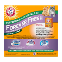 slide 10 of 13, ARM & HAMMER Forever Fresh Clumping Cat Litter, Lavender Pet Friendly Essential Oils, Multi-Cat, 20 lb, 20 lb