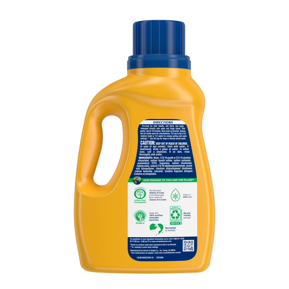 slide 2 of 2, ARM & HAMMER Clean Burst, 50 Loads Liquid Laundry Detergent, 50 Fl oz, 50 fl oz