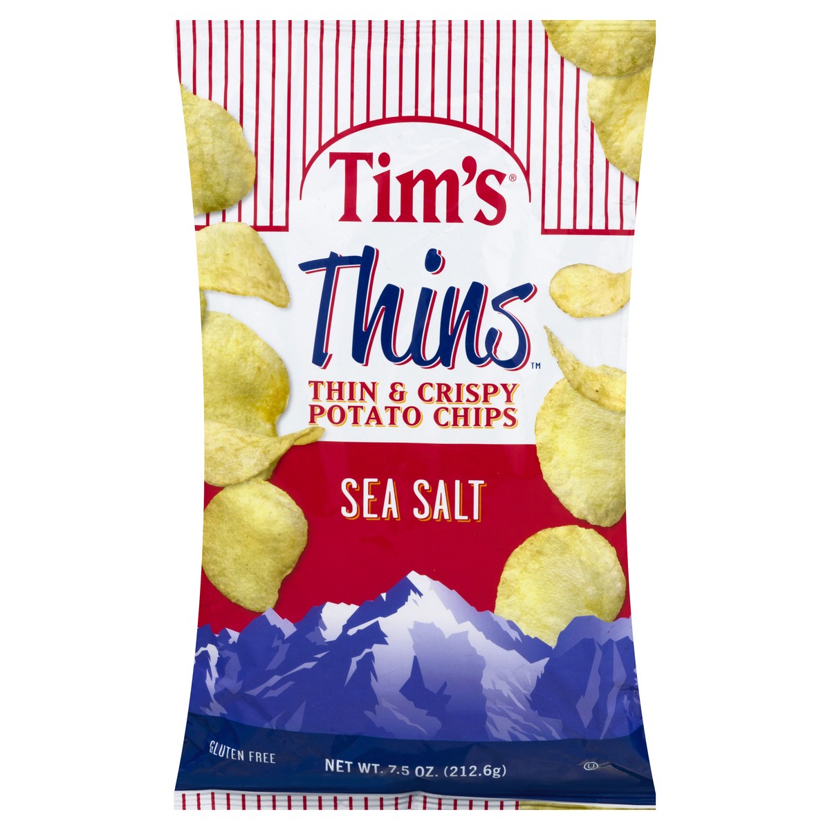 slide 10 of 13, Tims Thins Thin & Crispy Sea Salt Potato Chips 7.5 oz, 7.5 oz